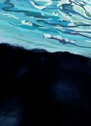 Luce blu sommersa