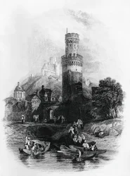 Illustrazione per Il lebbroso di Aosta, romanzo di Xavier De Maistre, incisione