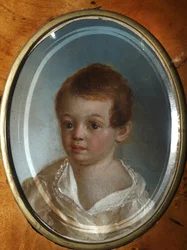 Ritratto del poeta Alexander Pushkin da bambino - Xavier de Maistre