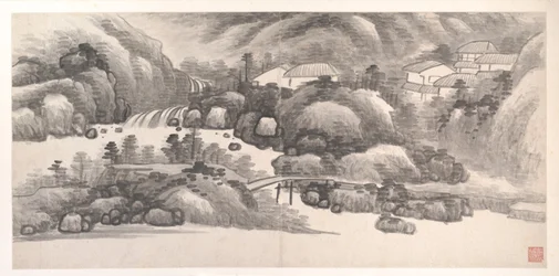 Paesaggi dei dodici mesi, 1685 circa (album di dodici fogli di pittura; inchiostro su carta)