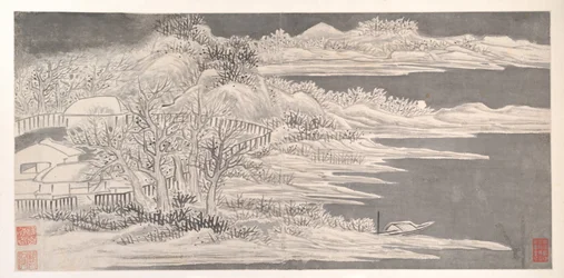 Paesaggi dei dodici mesi, 1685 circa (album di dodici fogli di pittura; inchiostro su carta)