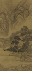 Lettura in una capanna di paglia, dinastia Ming