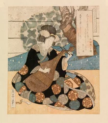 Donna che suona uno strumento, c.1804-40