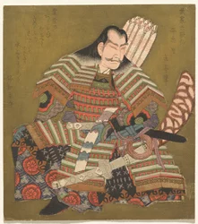 Taira no Tadanori, dalla serie Guerrieri come i Sei Poeti Immortali