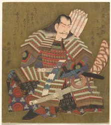 Taira no Tadanori, dalla serie Sei Poeti Samurai Immortali (Buke Rokkasen)
