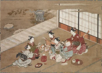 Giocare al gioco della mano, c. 1760