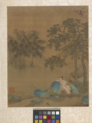 Scena di giardino dell