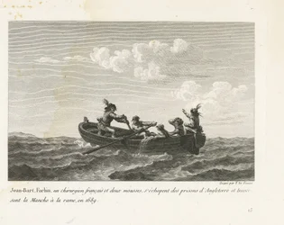 Jan Bart fugge da una prigione inglese e attraversa il Canale della Manica in barca a remi, 1689