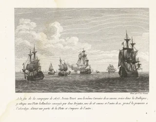 Jan Bart attacca navi olandesi nel Mar Baltico, 1675