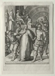 Set della Passione:  Cristo davanti a Pilato