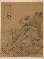 Paesaggio nello stile di Ching Hao, 1775