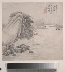 Paesaggi, datato 1875 (album di dodici fogli; inchiostro e colore su carta)