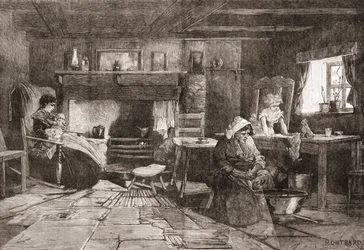 Un tipico cottage di pescatori sull