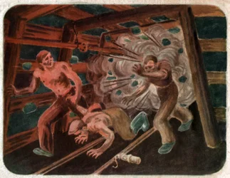 Incidente in una miniera, ca 1950