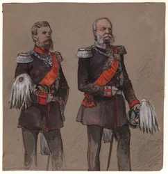 Alessandro II di Russia e Guglielmo II di Prussia