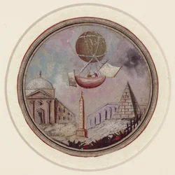 Un disastro precoce in mongolfiera, c 1785