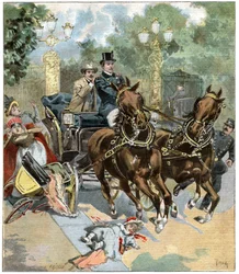 Incidente di carrozza a Parigi