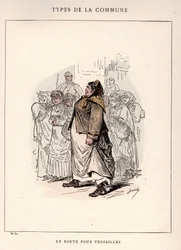 Comune di Parigi: costume di EN ROAD POUR VERSAILLES (30) in "Les Communeux"