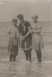 Dettaglio, gruppo di bagnanti, Houlgate, settembre 1911