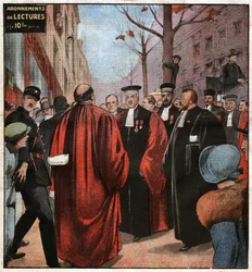 Giudici in una strada di Parigi