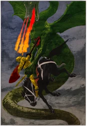 Cavaliere e drago