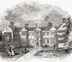 Ladye Place, Hurley, Berkshire, Inghilterra, vista qui all