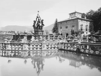 Fontana principale della Villa Lante a Bagnaia, nei pressi di Viterbo