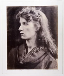 Mrs Keene come Lady Clara Vere de Vere dal poema di Alfred Lord Tennyson
