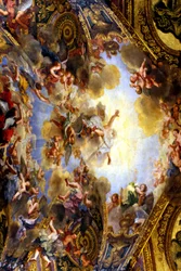 Dipinto della volta della cappella reale, realizzato da Antoine Coypel (1661-1722). È intitolato 