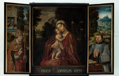 Chiesa parrocchiale (Église Saint-Quentin). Trittico.