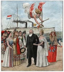 Paul Kruger in Europa