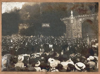 Pellegrinaggio a Lourdes. 1910