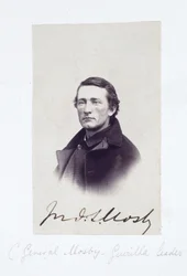 Ritratto del generale Mosby, capo della guerriglia confederata, 1863 circa