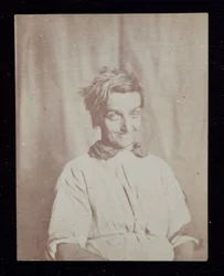 Ritratto psichiatrico di un paziente, Surrey County Asylum, c. 1852