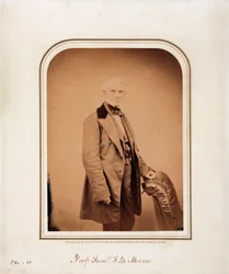 Samuel F B Morse, artista americano e inventore del codice Morse, c. 1870