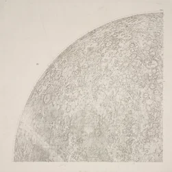 Quadrante sud-est della mappa lunare di Beer & Madler