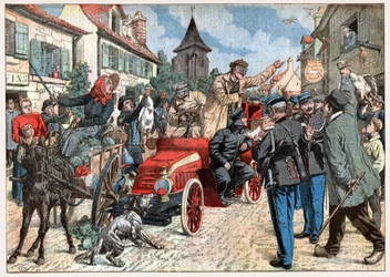 Eccesso di velocità in un villaggio