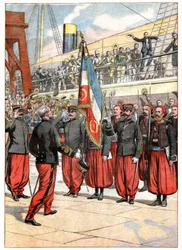 Il Terzo Reggimento Zuavi a Marsiglia