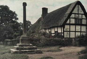 La croce del villaggio, Ashton-Under-Hill, Gloucestershire