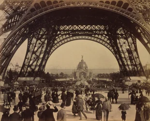 La base della Torre Eiffel, Esposizione di Parigi