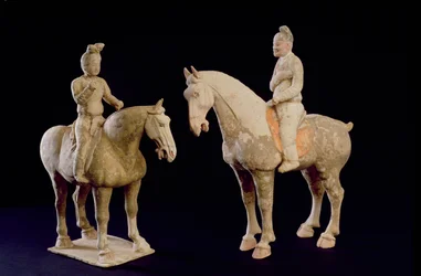 Due cavalieri, cinesi, dinastia Tang (618-906)