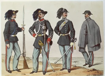Uniformi - Risorgimento italiano, fine del XIX secolo