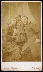 William Friese-Greene, cinematografo, e famiglia, c. 1880