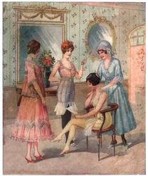 Donne in biancheria intima, ca. 1910-1920