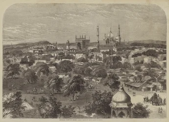 Veduta generale di Delhi