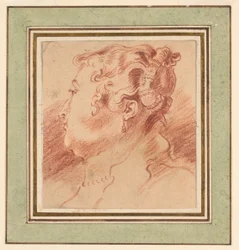 Studio della testa di una donna