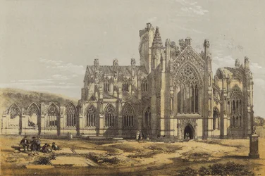 Abbazia di Melrose, da sud
