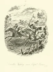 Illustrazione per Launcelot Greaves di Tobias Smollett