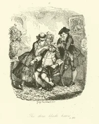 Illustrazione per Peregrine Pickle di Tobias Smollett