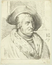 Ritratto fantastico di un vecchio con cappello